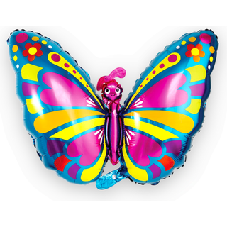 Sommerfugl folieballon 1 stk. B69 x H45 cm
