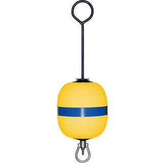 Fortøjningsbøje Polyform MG40, usænkelig, Ø28.5 cm x 40 cm, lang ten (43.5 cm), gul