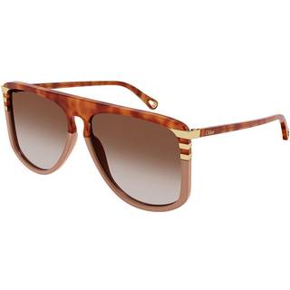 Chloé CH0104S 002 62 Solbriller Kvinder Tortoiseshell - Shiny Tortoiseshell - 62mm