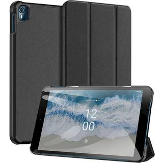 Nokia T10 - DUX DUCIS Domo Series Tri-Fold Smart cover - Sort