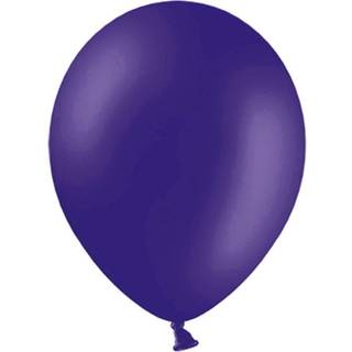 100 stk. Latexballoner natblå 9" - Luksus kvalitet til festdekorationer