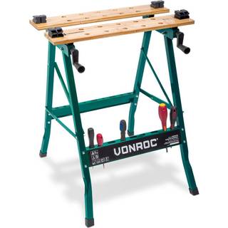 VONROC Arbejdsbord | Sammenklappelig arbejdsbænk | Belastning 150 kg