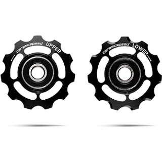 CeramicSpeed Keramiske Pulleyhjul Sort Shimano 9/10-speed