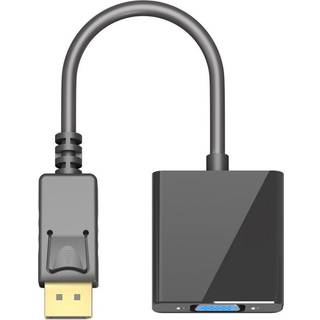 Goobay DisplayPort til VGA Adapter 0,2 m - Sort