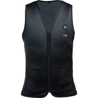 Avignon Unisex HEAT SecondSkin - Thin Heated Vest Basic Black, XS