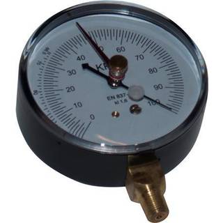 Analog V AC uum meter, Ø80, 1/8'' NPT