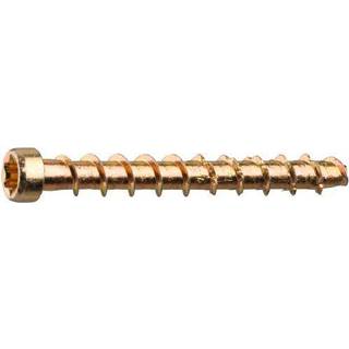 Grabber CTX60CH200 Betonskrue til lister & sokler 4,5 x 60 mm, gul pakke med 200
