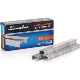 Swingline Staples High Capacity 60 Sheet Capacity 5/16 """" L?ngde 210/Strip 5000/Box (S7081032)