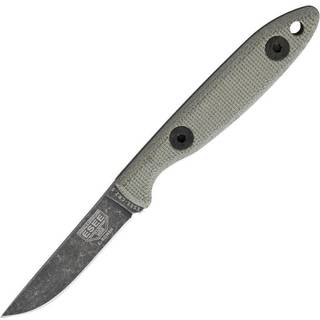 Camp Lore Canvas Micarta kniv, black oxide