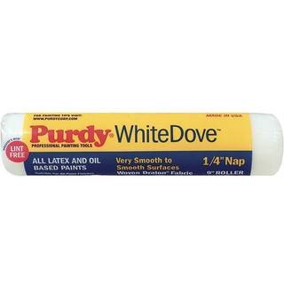 Purdy White Dove Dralon rullehylse 9 tommer x 1/4 tomme nap - Høj densitet, fnugfri finish (14A662091)