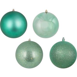 Vickerman 6 """" SEA FOAM 4-Finish Ball Ornament Sortment 4 pr. Boks