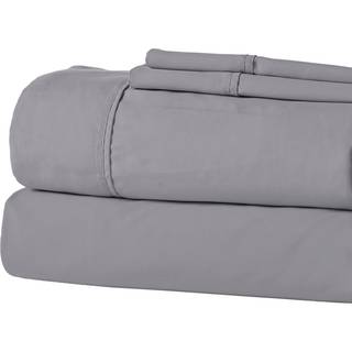 Moderne tråde bløde mikrofiber faste ark - luksuriøse mikrofiber sengetøj - inkluderer fladt ark monteret ark med dybe lommer og pudebetræk stenk