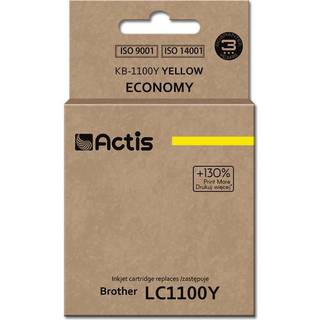 Actis KB-1100Y - yellow - ink cartridge (alternative for: Brother LC1100Y Brother LC980Y) - Blækpatron Gul