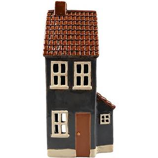 Det Gamle Apotek, Keramik hus, blå, 24 cm | Nr.4080