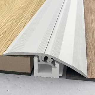 Pergo combiprofil passer til gulve fra 0-12,3 mm, sølv, 1860 x 16 x 47 mm