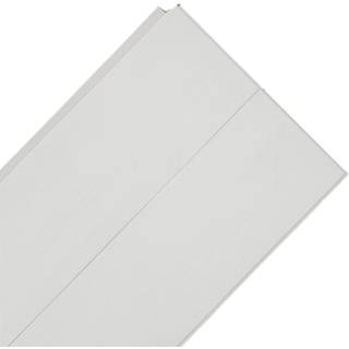 Huntonit Panelboard, 11 x 125 x 3000 mm, brilliant hvid penselmalet - 1,50 m²