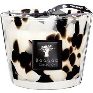 Baobab Collection Candlelight And Scents - 'Pearls Black' candle, small in Multicolor Glass & wax