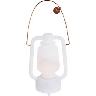 Bordlampe hvid IP44 inkl. Bluetooth højttaler - Storm Music
