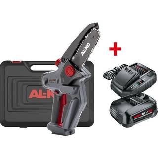 AL-KO 18 V batteridrevet mini-kædesav CSM 1815 inkl. 1 batteri og oplader