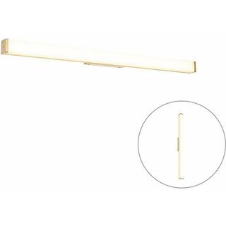 Badeværelsesvæglampe messing 92 cm inkl. LED IP44 - Cascada