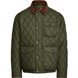 Polo Ralph Lauren Herren Steppjacke grün unifarben