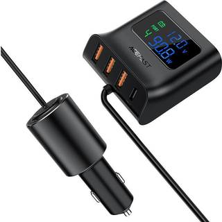 Acefast - Car Charger B8 3x USB USB C 90W black