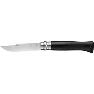 N°08 lommekniv, rustfrit stål, 8,5 cm, &#34;Tradition Luxe&#34;, Ebony - Opine