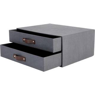 Opbevaringskasse sort 2 rum - Bigso Box