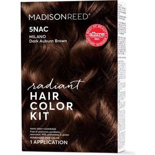 Madison Reed Radiant Hair Color Kit Dark Chocolate Brown til 100% gr? d?kning Ammoniakfri 5nac Milano Brown Permanent h?rfarvepakke p? 1