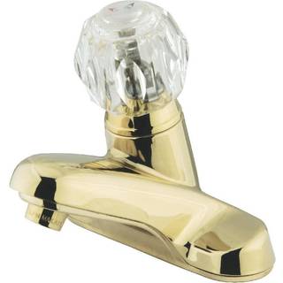 Kingston messing KB522LP p? en h?ndhold 4 in. Centerset badev?relse vandhane poleret messing