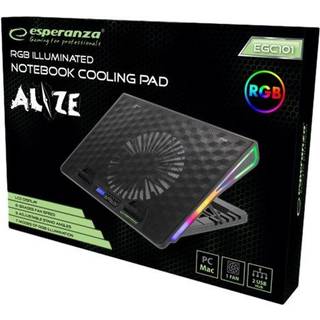 Esperanza ALIZE RGB Gaming PC Køler. Justering af lys, blæser og vinkel.