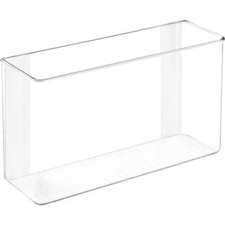 Selvklæbende opbevaring - Transparent - 15cm x 7,5cm x 12,7cm - Line