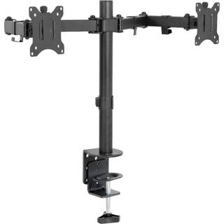 Vivo Dual 13 til 30 tommer LCD Monitor Desk Mount Fuldt justerbart stativ med Tilt og drejning Holder 2 sk?rme med Max Vesa 100x100 Stand-V200B