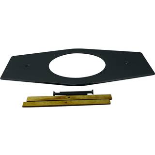 WestBrass One-hullers ombygningsplade til Moen og Delta Matte Black D502-62