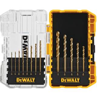 Dewalt Split-Point Twist Drill-bit sortiment Titanium Nitrid Coated 13pc (DW1363)