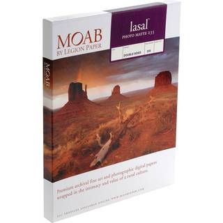Moab Lasal Photo Matte 235 Fine Art Archival Inkjet Paper 2-sidet ultra-glat lys hvid medium v?gt 235GSM 50 ark (4x6)