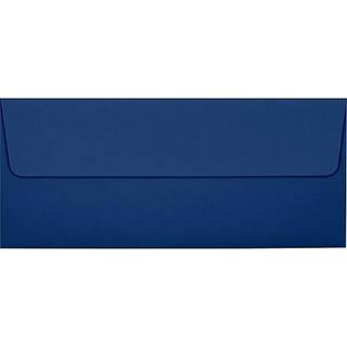 Luxpaper #10 Business Convolles | Peel & Press | 4 1/8 """" x 9 1/2 """" | Navy Blue | 80 lb. Tekst | 50 Antal