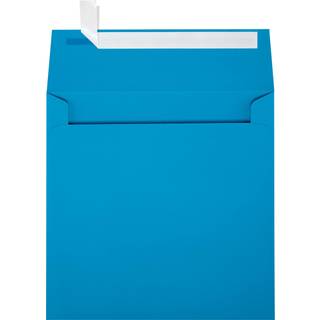 Luxpaper Square Invitation Konvolutter Peel & Press 6 """" X 6 """" Pool Blue 80lb. Tekst 50 Antal