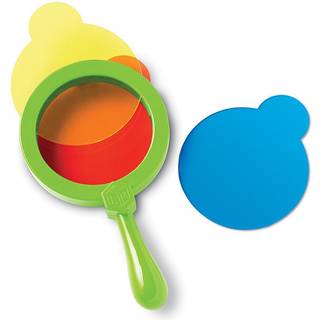 Læringsressourcer Farveblandingslinser HomeSchool Preschool Experimenter 4 stykker i alderen 2