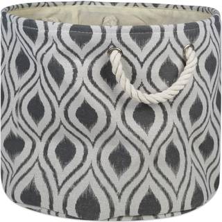 DII White Square Crochet Bath Mat