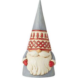 Enesco Jim Shore Heartwood Creek Nordic Noel Tree Hat Gnome God Jul figur 6,1 tommer flerfarvet