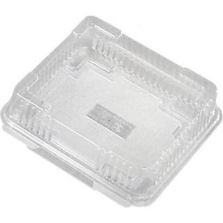 Plastbakke m/hængslet låg v425 kageæske 203x190x62mm 350stk/k