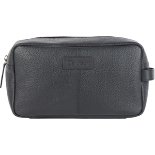 Barbour Lifestyle Highgate Leather Washbag Black