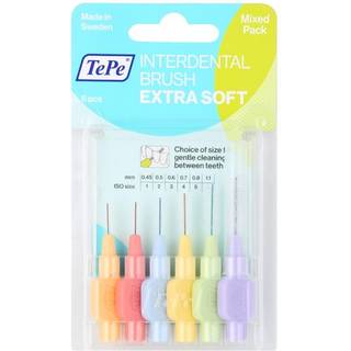 TePe Mellemrums-børster Mix-pakke Extra SOFT 6 stk.