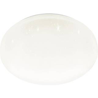 EGLO FRANIA-S plafond Ø310 mm, 3000K, IP44, hvid med krystaleffekt