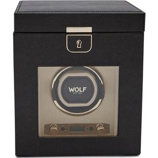 Wolf Palermo Watch Winder 1 ur Sort Læder 213702 - Unisex - Genuine Leather
