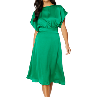 Bubbleroom Occasion Ophelia Open Back Dress Green 3XL