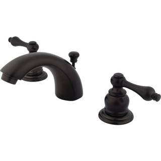 Kingston Brass Gkb945al Mini-Widespread badev?relse vandhane olie gnidet bronze