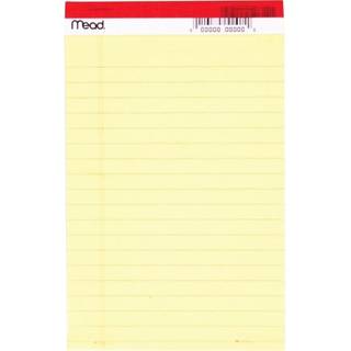 Acco/Mead 50ct 5x8 Yel Legal Pad Canary (59614)