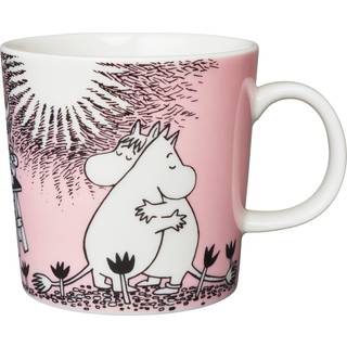 Moomin Arabia Mumi Kop Kærlighed Lyserød - Kaffekopper Porcelæn Rosa - 1005331
